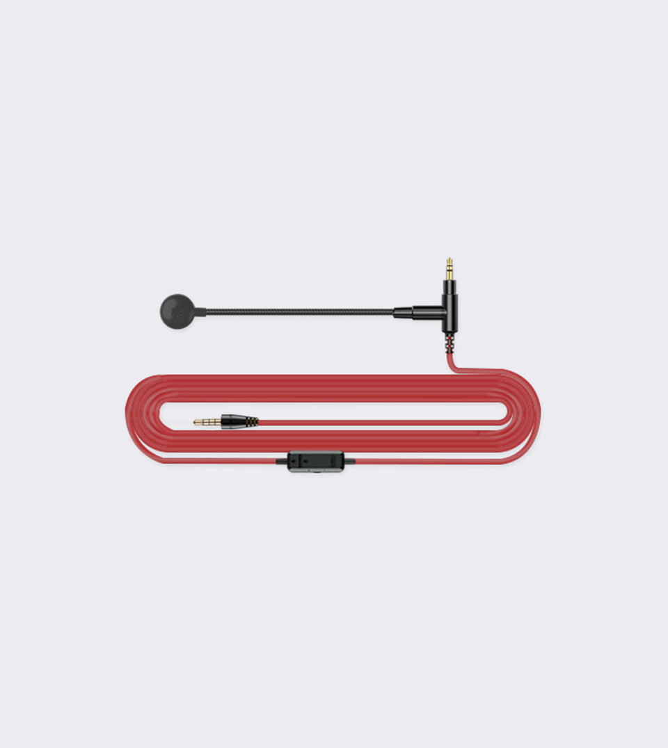 Pro M/A71 Adapterfreies Kabel mit verlängertem Mikrofon (rot)