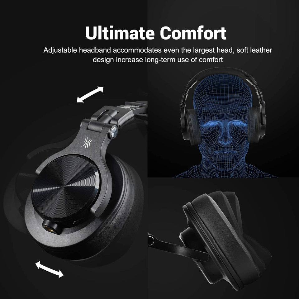 A70 Bluetooth Kopfhörer Over Ear(Schwarz)